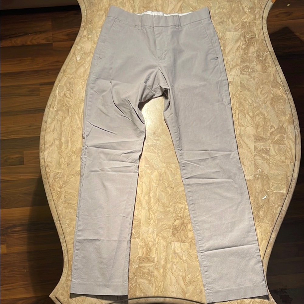 EXPRESS Men's Light Gray Chino Pants